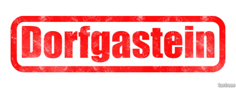 Dorfgastein Efekt tekstowy