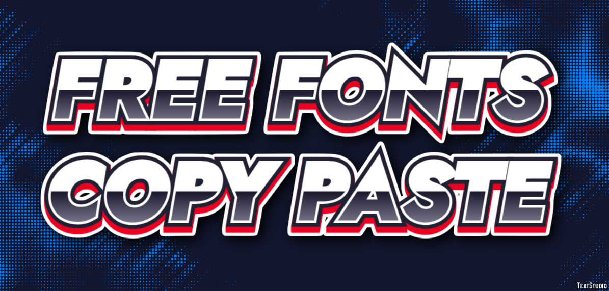 Free Fonts Copy Paste Efekt tekstowy