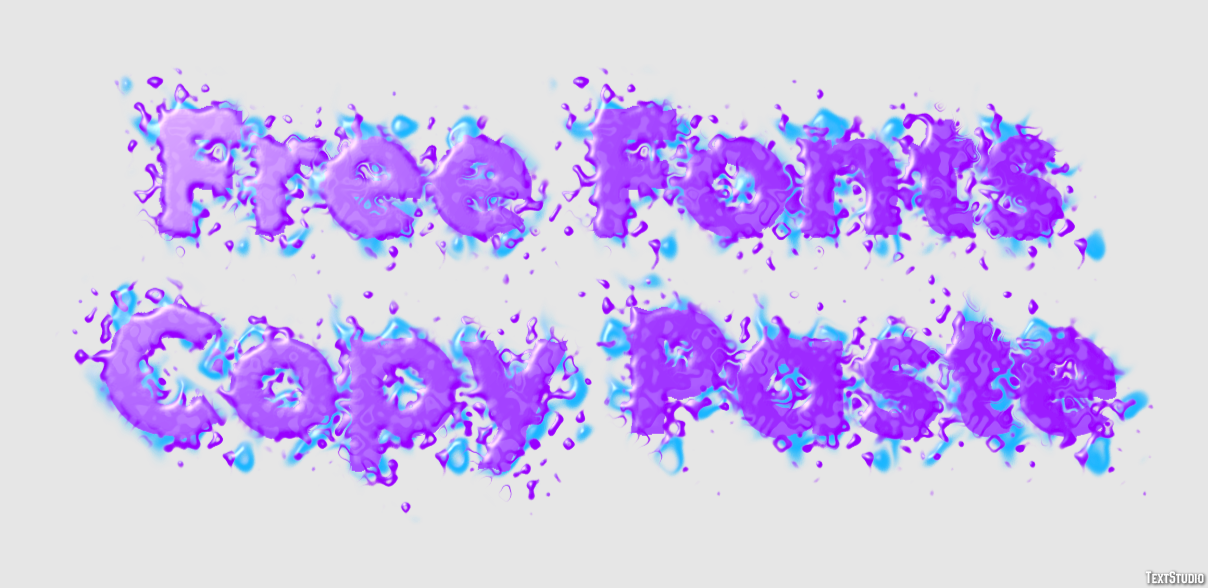 Free Fonts Copy Paste Efekt tekstowy