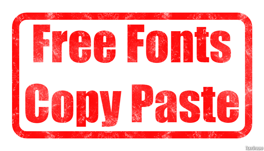 Free Fonts Copy Paste Efekt tekstowy