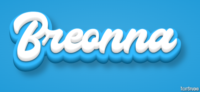 Breonna Text Effect
