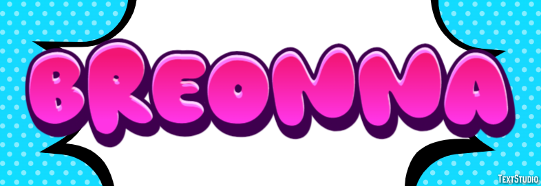 Breonna テキスト効果