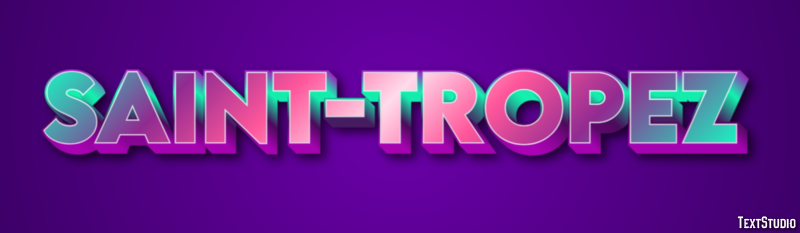 Saint-Tropez Effet de Texte