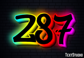 287 Text Effect