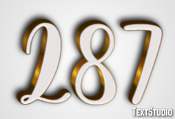 287 Text Effect