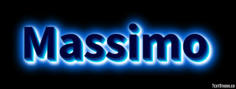 Massimo Эффект текста