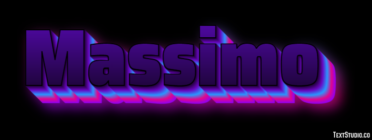 Massimo Эффект текста