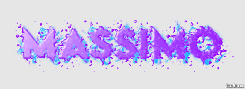 Massimo Эффект текста