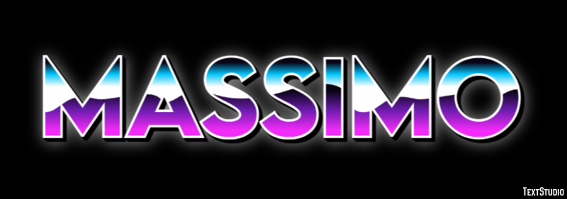 Massimo Эффект текста