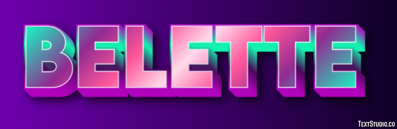 Belette Effet de Texte