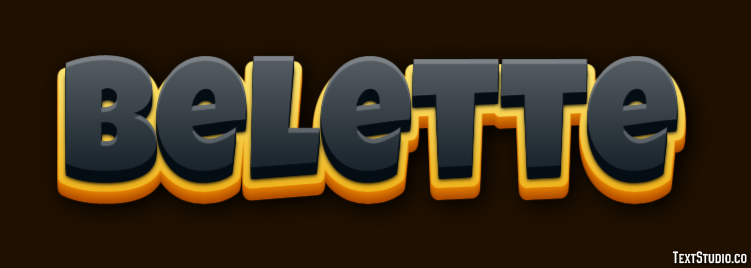 Belette Texteffekt