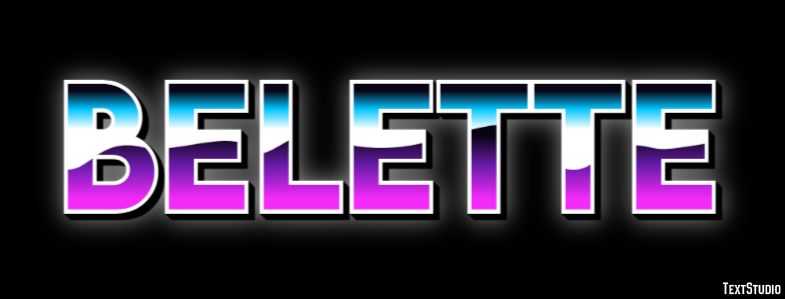 Belette Effet de texte