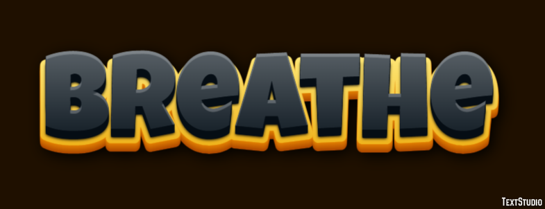 Breathe Text effect