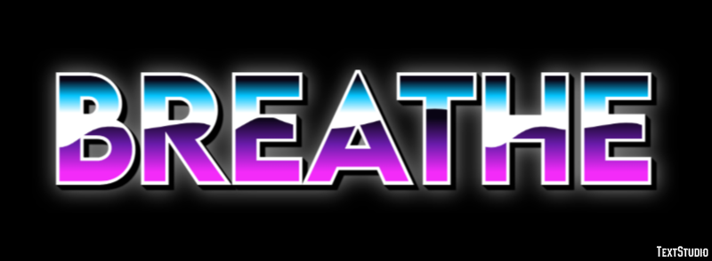 Breathe Tekst Effect