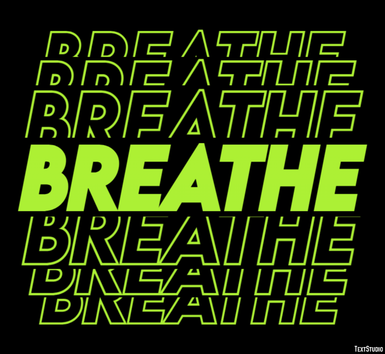 Breathe Tekst Effect
