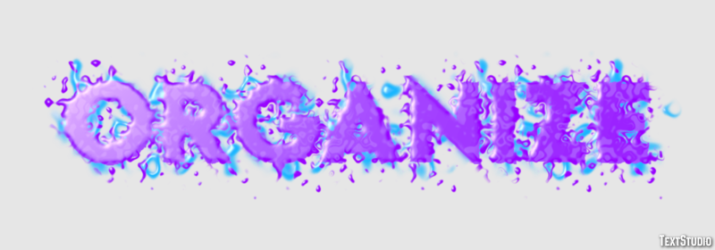 Organize Text Effect