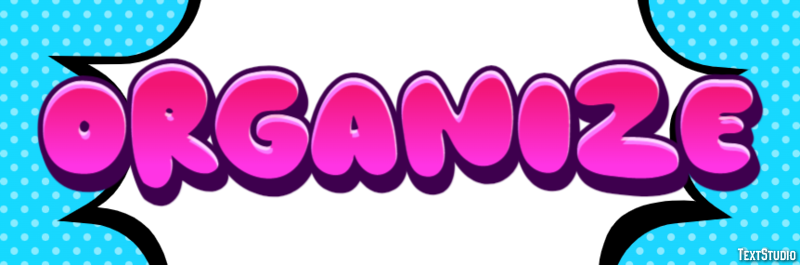 Organize Text Effect