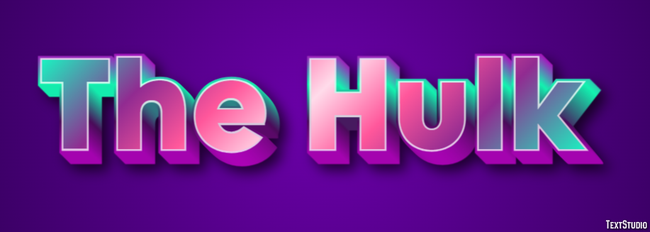The Hulk Effet de Texte