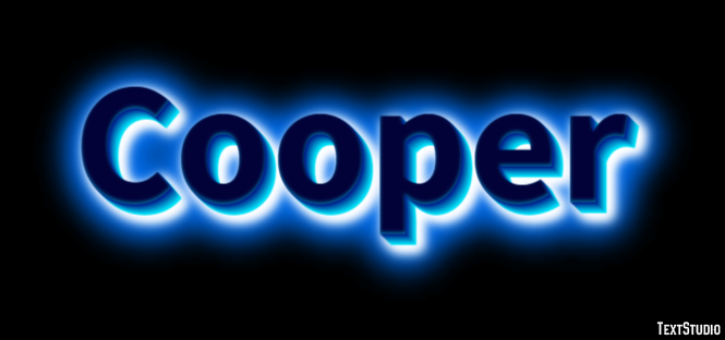 Cooper Text Effect