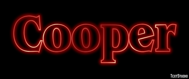 Cooper Text Effect