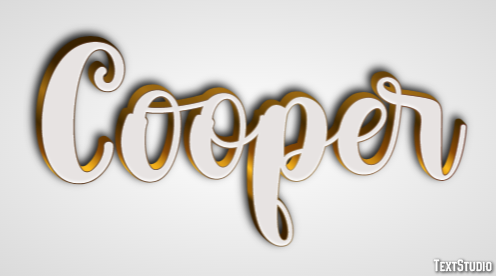 Cooper テキスト効果