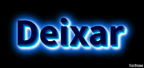 Deixar テキスト効果