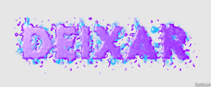 Deixar テキスト効果
