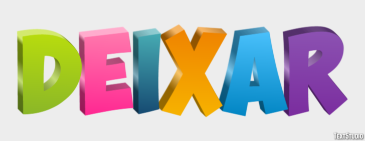 Deixar テキスト効果