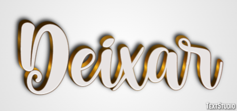 Deixar テキスト効果