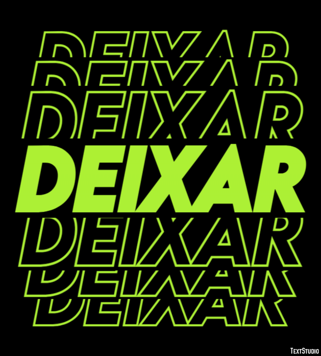 Deixar テキスト効果