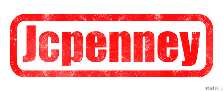 Jcpenney Effetto testo