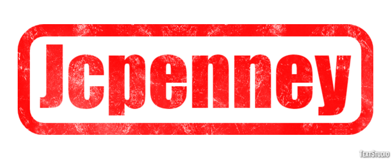 Jcpenney Effetto testo