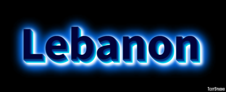 Lebanon Text Effect