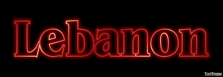 Lebanon Text Effect
