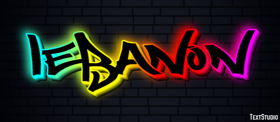 Lebanon Text Effect