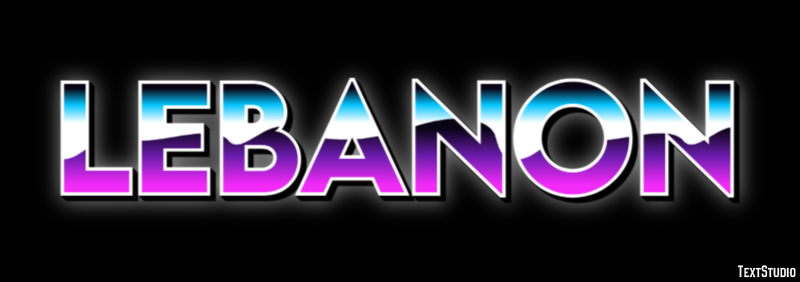 Lebanon Text Effect