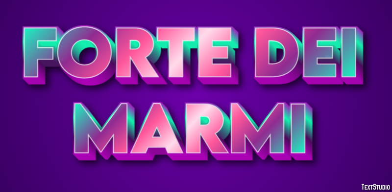Forte dei Marmi Effetto testo