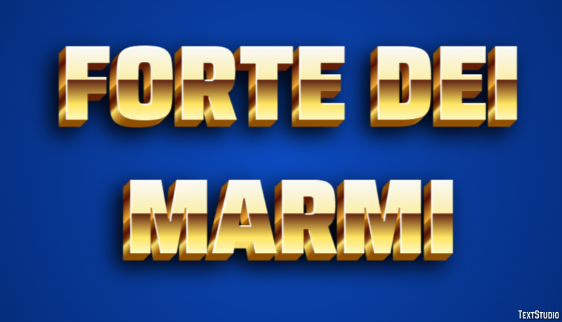 Forte dei Marmi Effetto testo