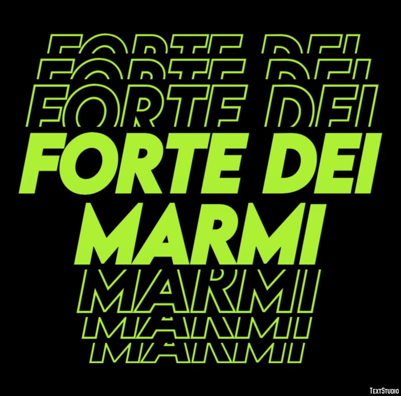 Forte dei Marmi Effetto testo