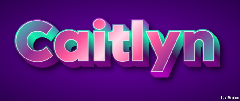 Caitlyn Texteffekt