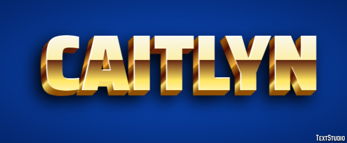 Caitlyn Efeito de texto