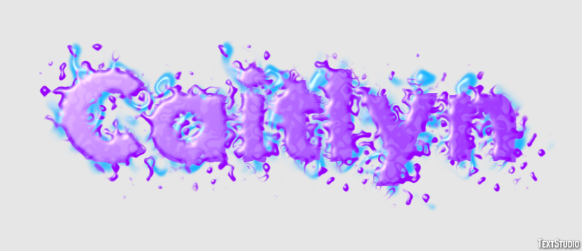 Caitlyn Efeito de texto