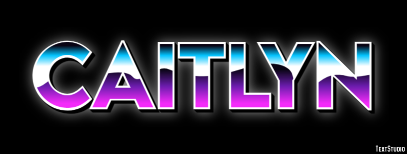 Caitlyn Efeito de texto