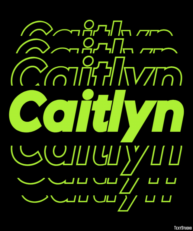 Caitlyn Text effect