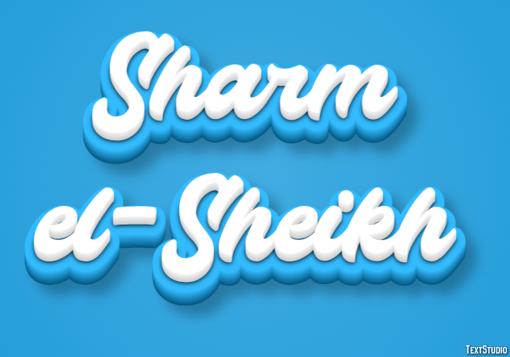 Sharm el-Sheikh Efekt tekstowy