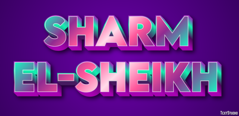 Sharm el-Sheikh Efekt tekstowy