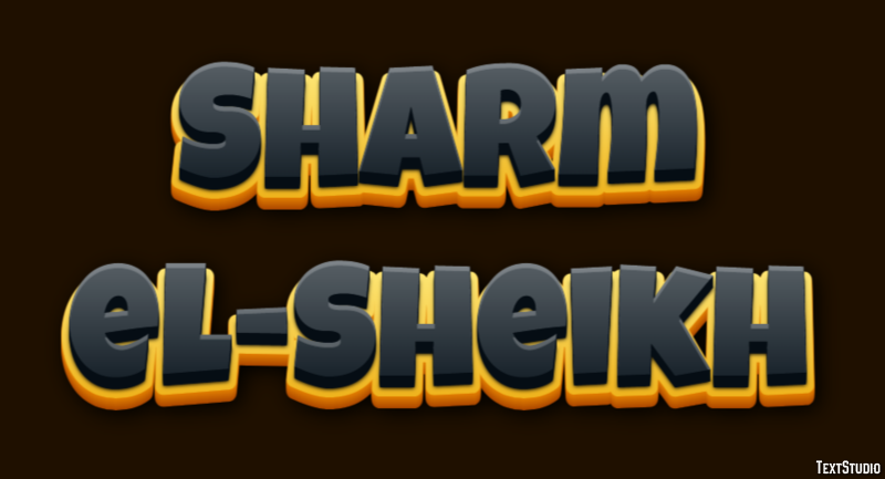 Sharm el-Sheikh Efekt tekstowy