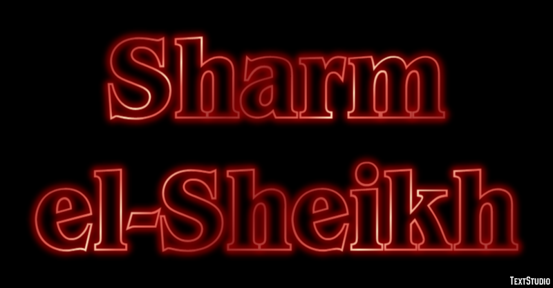 Sharm el-Sheikh Efekt tekstowy