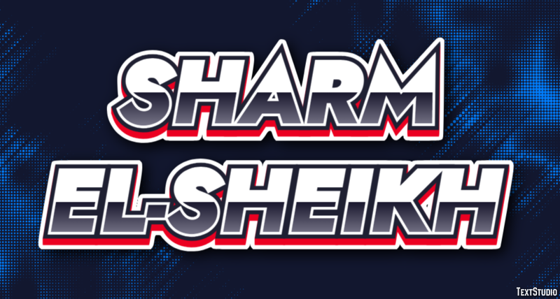 Sharm el-Sheikh Efekt tekstowy