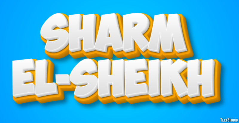 Sharm el-Sheikh Efekt tekstowy